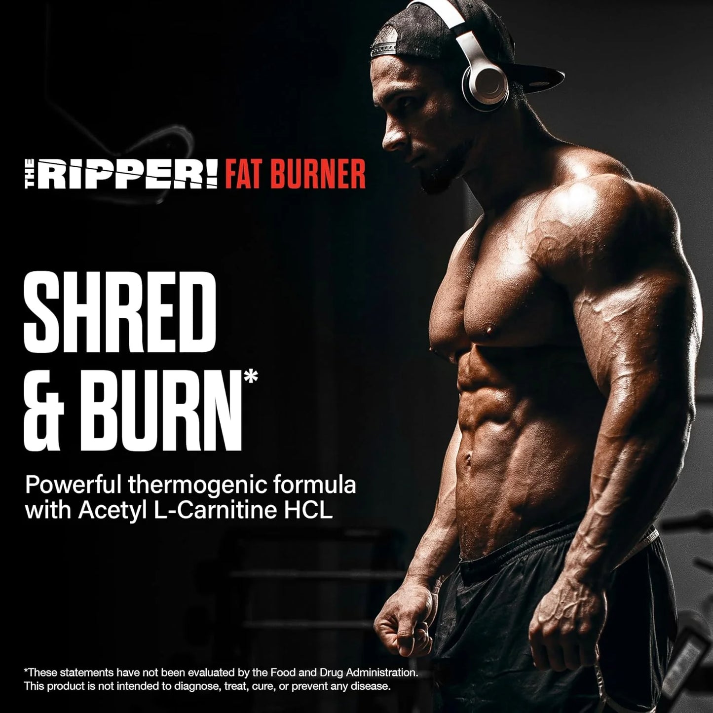 The Ripper! Shredding Thermogenic Fat Burner - Pineapple Shred 30 Servings | Advanced Fast Acting Thermogenic Pre-Workout, Appetite Suppressant for Men & Women